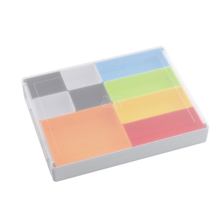 Token Silo Convertible | Store and Organize Board Game Tokens | 9 Removable Trays in 3 Different Sizes | Stackable Token Box | Convenient Space-Saving Design | Blue Color | Made by Gamegenic