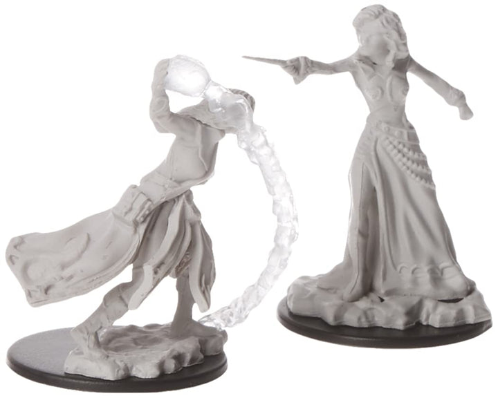 Female Human Wizard: Pathfinder Battles Deep Cuts Unpainted Miniatures (W1) 100DEEP 1