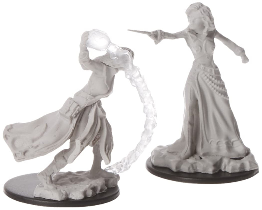 Female Human Wizard: Pathfinder Battles Deep Cuts Unpainted Miniatures (W1) 100DEEP 1