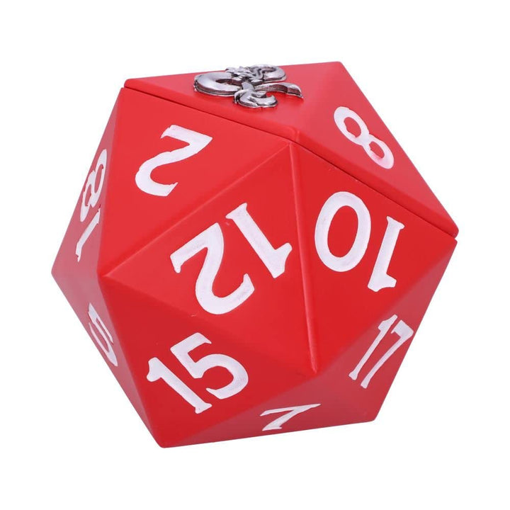 Dungeons Dragons D20 Dice Storage Box 13.5cm Officially Licensed