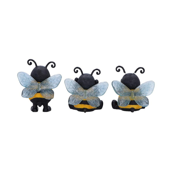 Three Wise Bees Figurines by Nemesis Now 9.5cm
