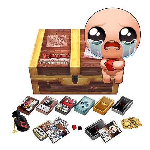 Maestro Media: The Binding of Isaac: Four Souls - Ultimate Collection - Contains 2nd Ed. Base Game, Four Souls+ & Requiem Expansions 1
