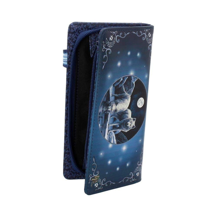 Lisa Parker Warriors of Winter Wolf Purse Embossed 18.5cm