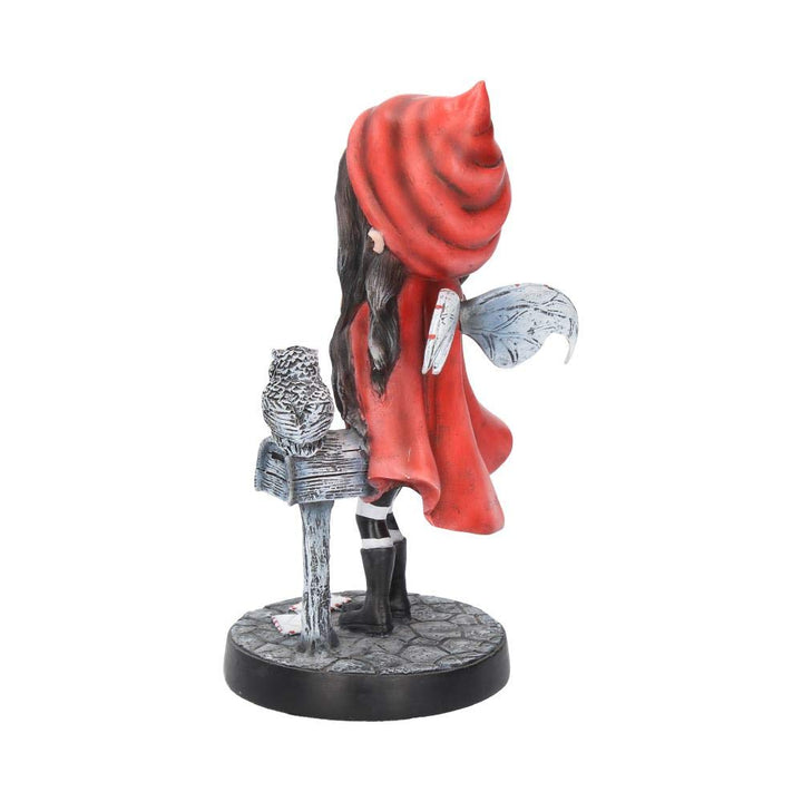 Missing You Red Hooded Fairy with Mailbox 17.5cm