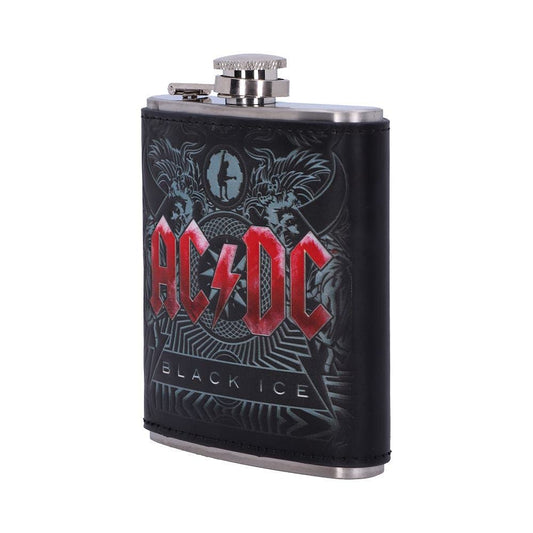 ACDC Black Ice Album Embossed Hip Flask Officially Licensed 2
