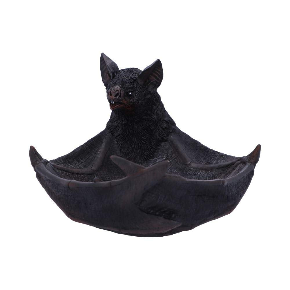 Winged Watcher Bat Trinket Holder Jewellery Dish 24.1cm