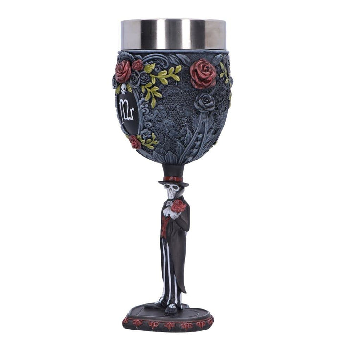 Gothic Skeleton Mr Goblet 21cm