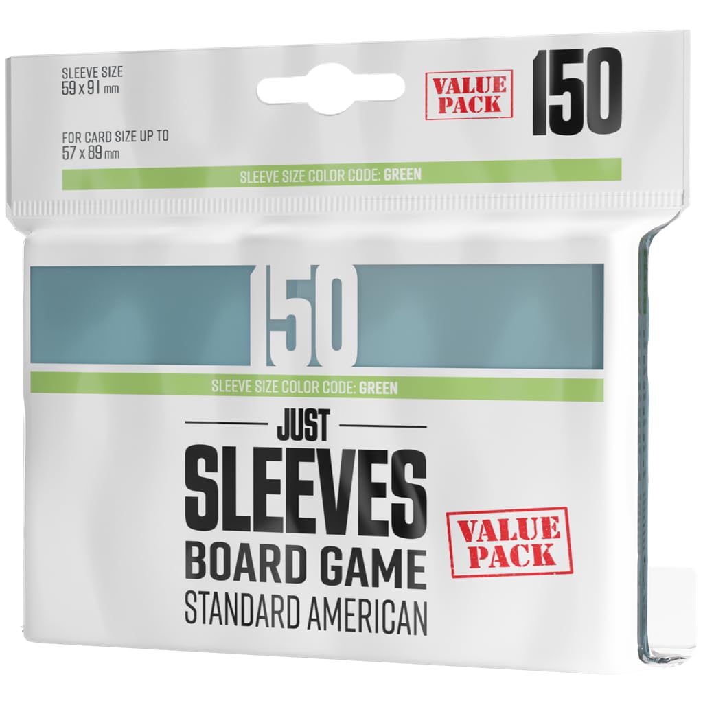 Gamegenic Just Sleeves Standard American Value Pack 150 Gaming Accessory 1
