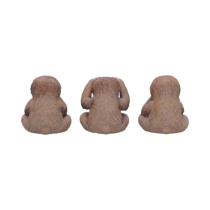 Three Wise Sloths Figurines by Nemesis Now 8cm