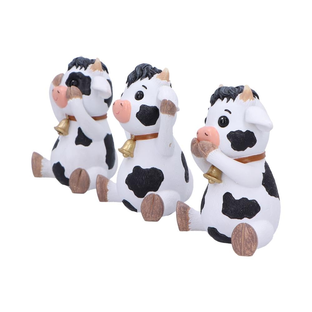 Three Wise Cows Figurines 9cm 2