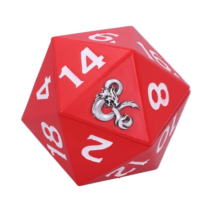 Dungeons Dragons D20 Dice Storage Box 13.5cm Officially Licensed