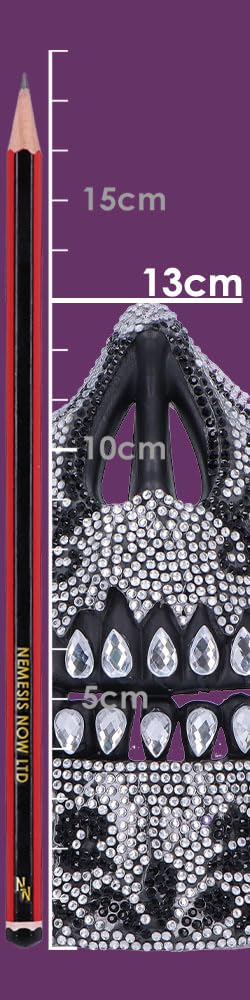 Jewelled Masquerade Silver 17.5cm Mask for Cosplay 9