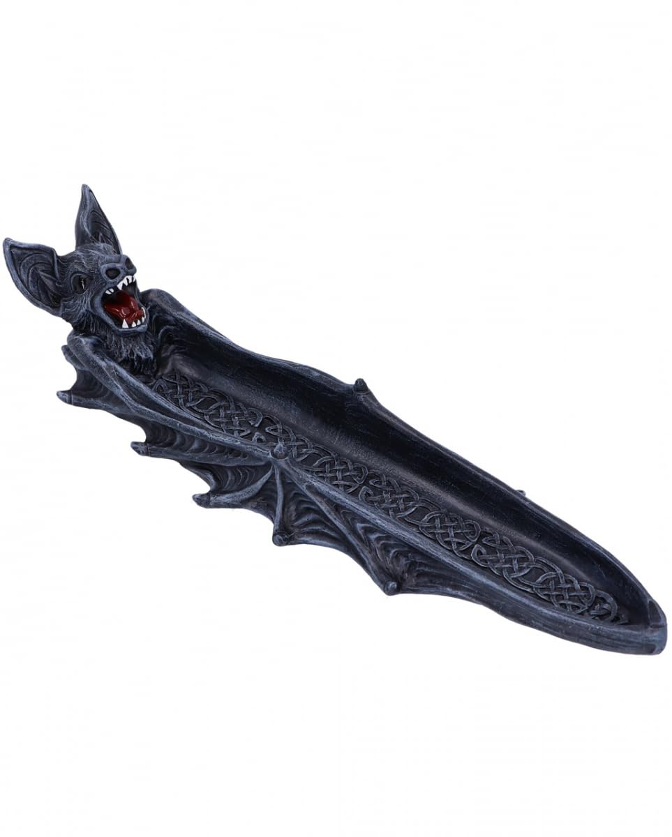 Night Wing Gothic Bat Incense Burner 29cm