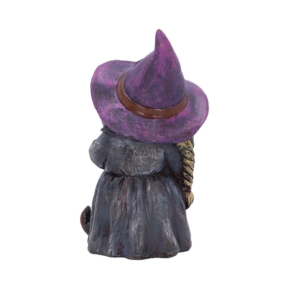 Double Small Witch and Cauldron Figurine 9.7cm