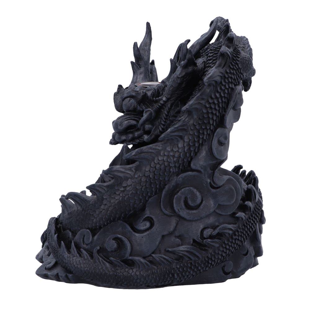 Heilong Asian Inspired Dragon Backflow Incense Burner 17.5cm