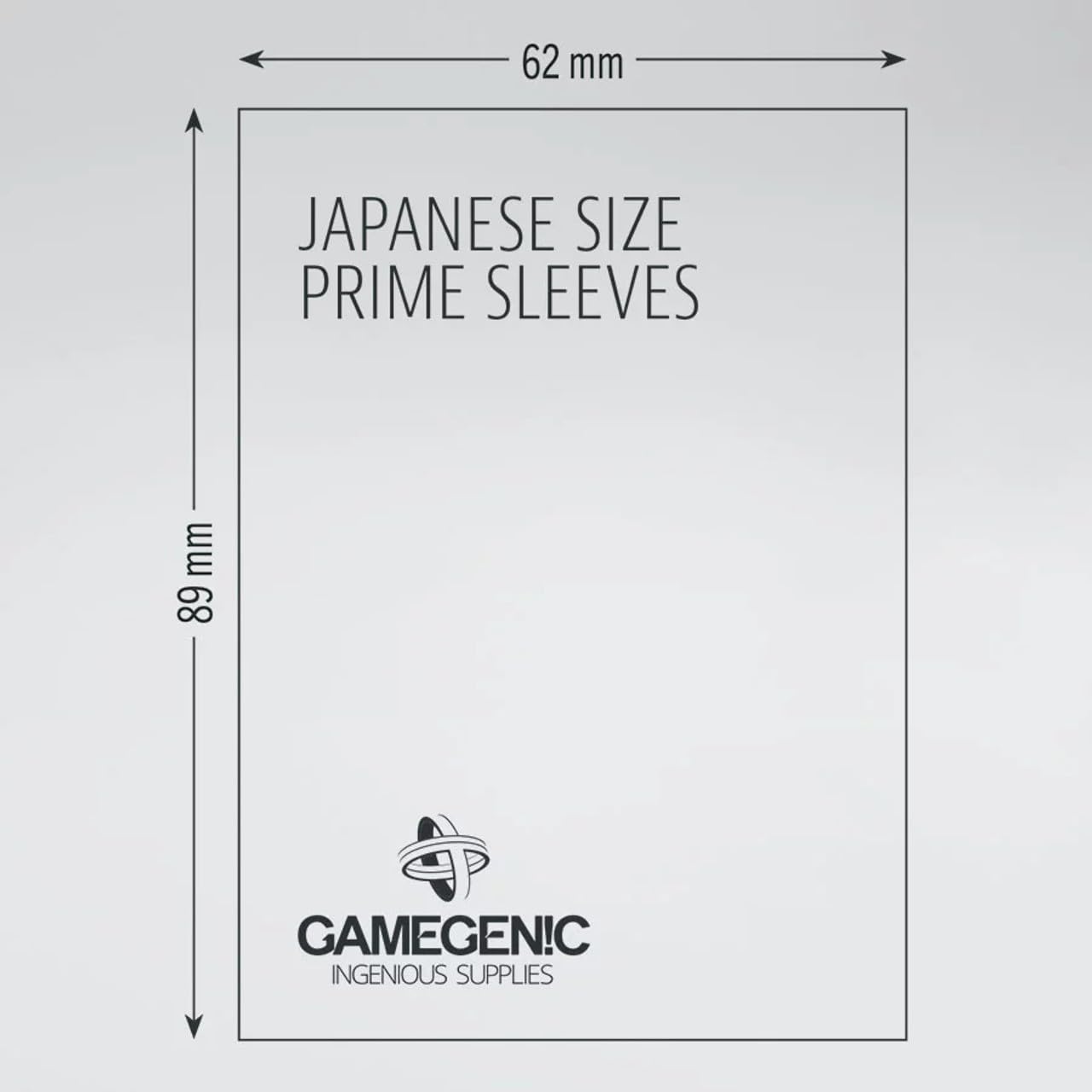 UNIT Gamegenic Prime Japanese Sized Sleeves Yellow 60 ct Gaming Accessory 2