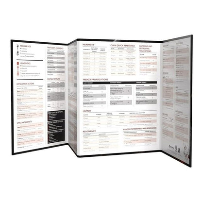 Vampire The Masquerade 5th Edition Storytellers Screen and Toolkit Roleplaying Game by Renegade Studio 5