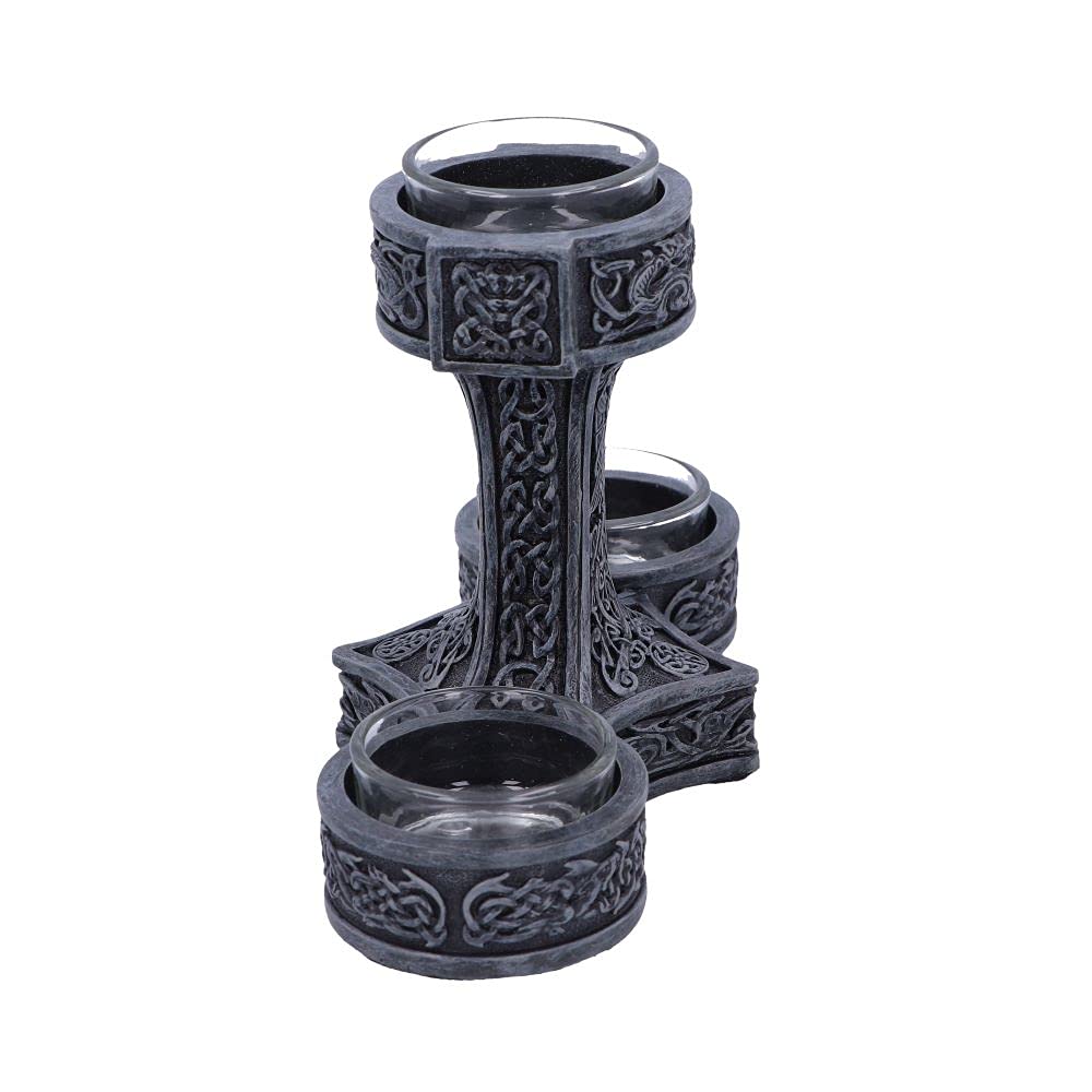 Thors Hammer Tea Light Holder 18.5cm 4