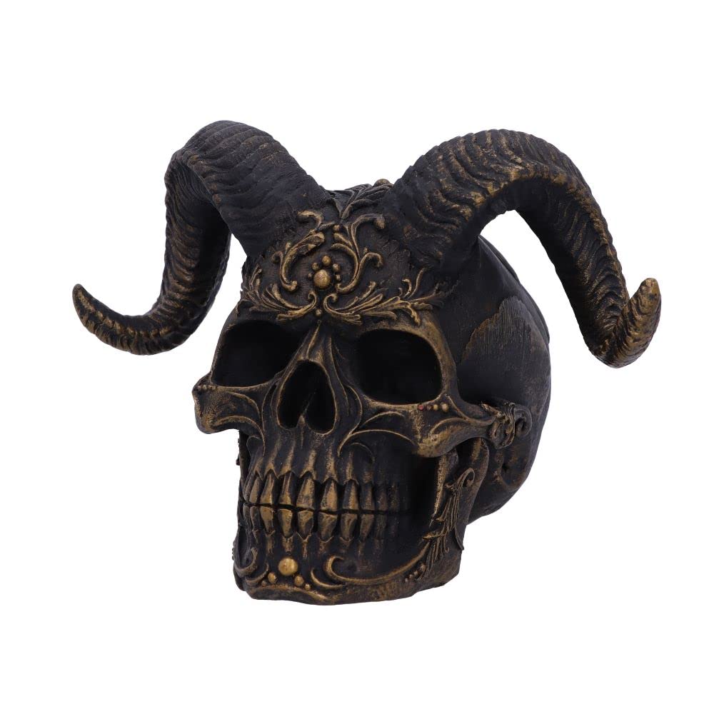 Diabolus Horned Skull 18cm