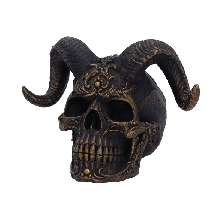 Diabolus Horned Skull 18cm