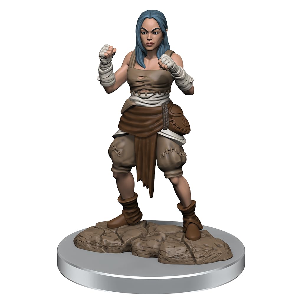 Half-Elf Monk Female: Pathfinder Deep Cuts Unpainted Miniatures (W21) 3