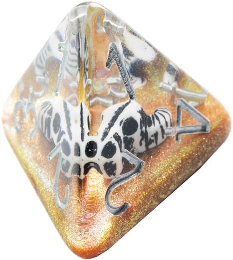 Gamegenic Embraced Series RPG Dice Set | Set of 7 Dice in a Variety of Sizes Designed for Roleplaying Games | Premium Quality Resin Dice with Unique Thematic Death Valley Design | Made by Gamegenic 2