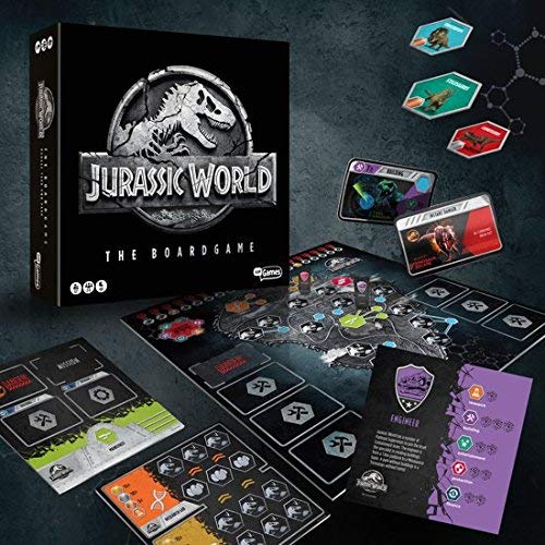 Jurassic World The Boardgame Manage a Dinosaur Theme Park