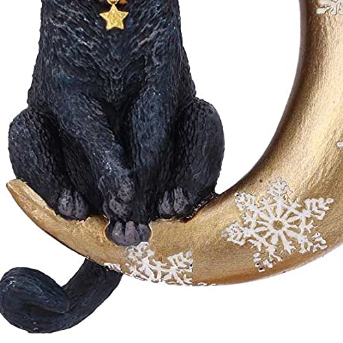 Lisa Parker Moon Cat Hanging Ornament 9cm