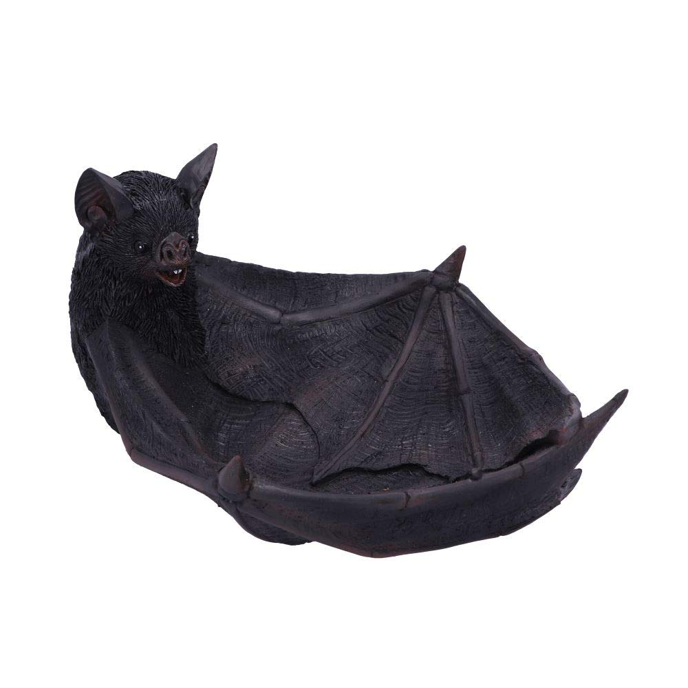 Winged Watcher Bat Trinket Holder Jewellery Dish 24.1cm 2