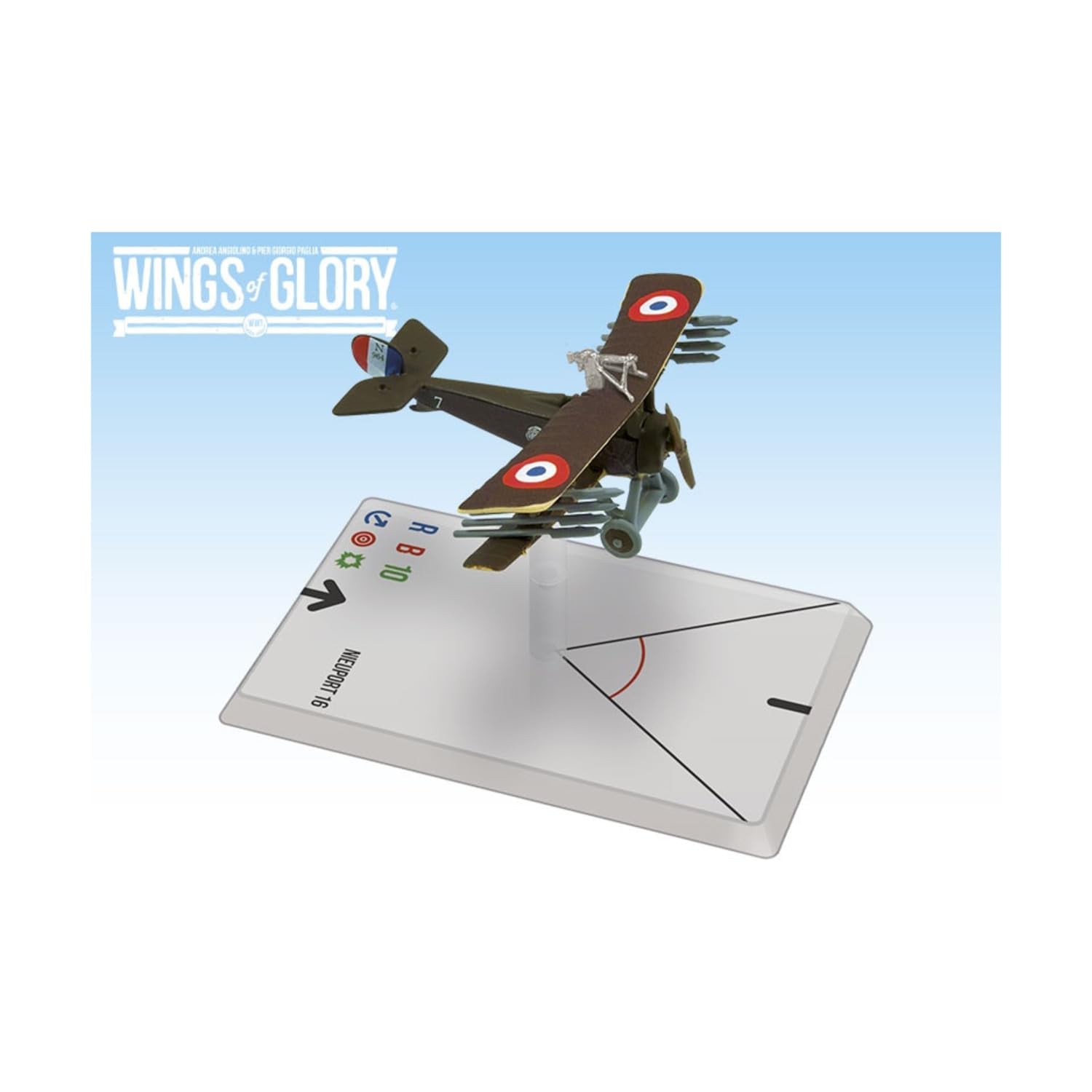 Ares Games Nieuport 16 (DE GUIBERT) - WGF125D Wings of Glory WW1 Airplane Pack 1