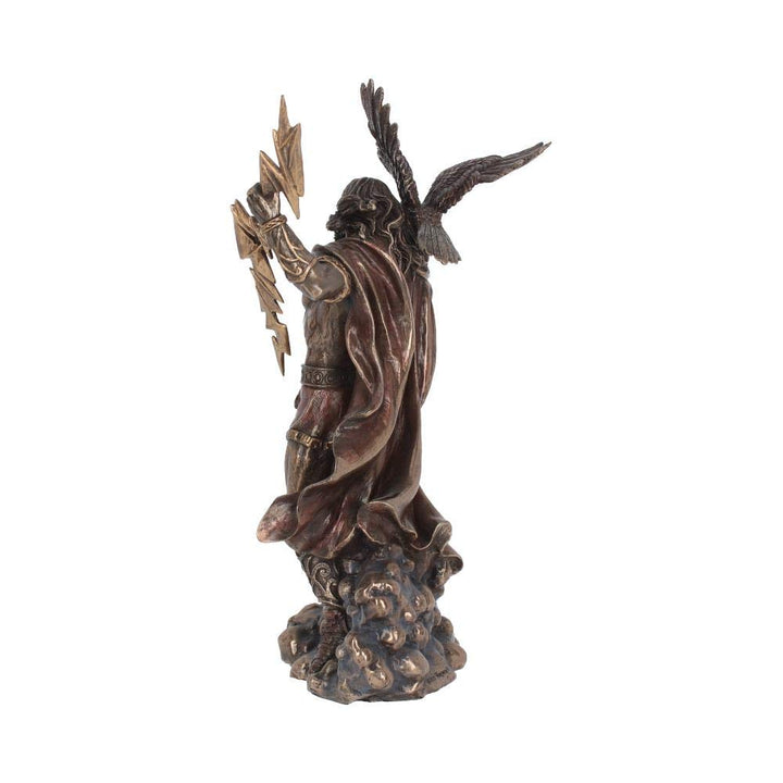Bronzed Zeus King Of The Greek Gods 30cm