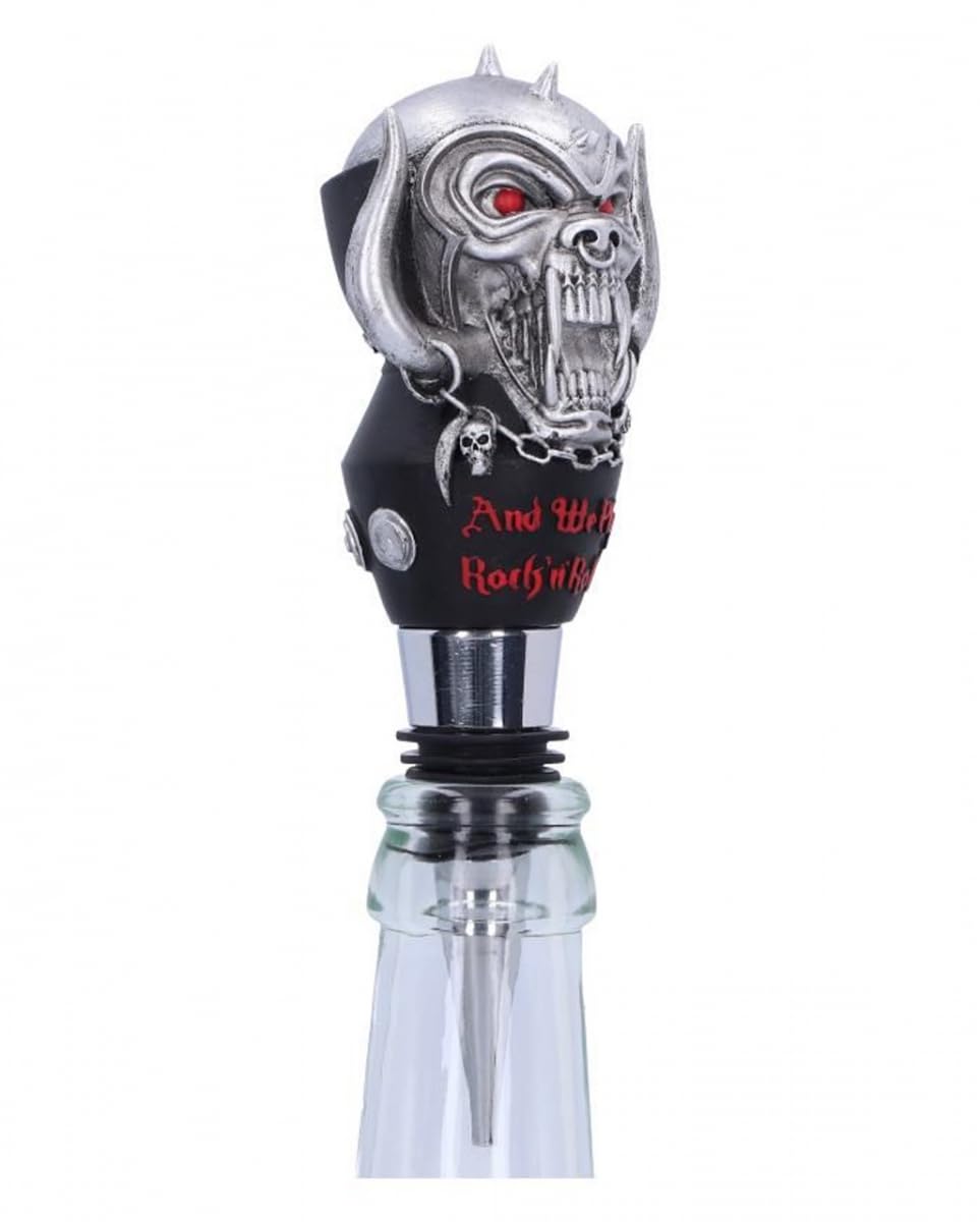 Motorhead Warpig Bottle Stopper 13.5cm Officially Licensed