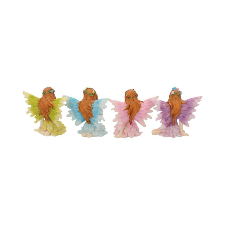 Glen Whispers Set of 4 Fairy Figurines 6.5cm