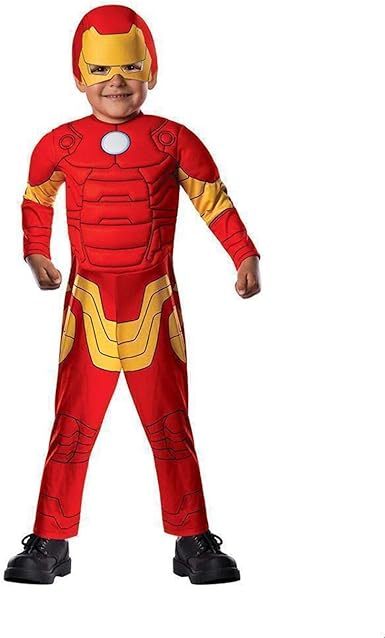 Marvel Classics Avengers Assemble Padded Muscle Chest Iron Man Costume for Toddlers