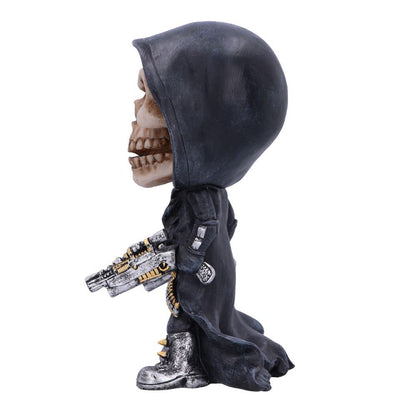 Mechanical Reaping Skeleton Figurine 18cm 4