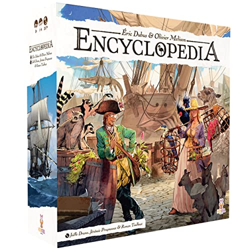 Holy Grail Games | Encyclopedia | Strategy Board Game | Dice and Worker Placement | 1 to 4 Players | 25+ Minutes | Ages 14+ 1