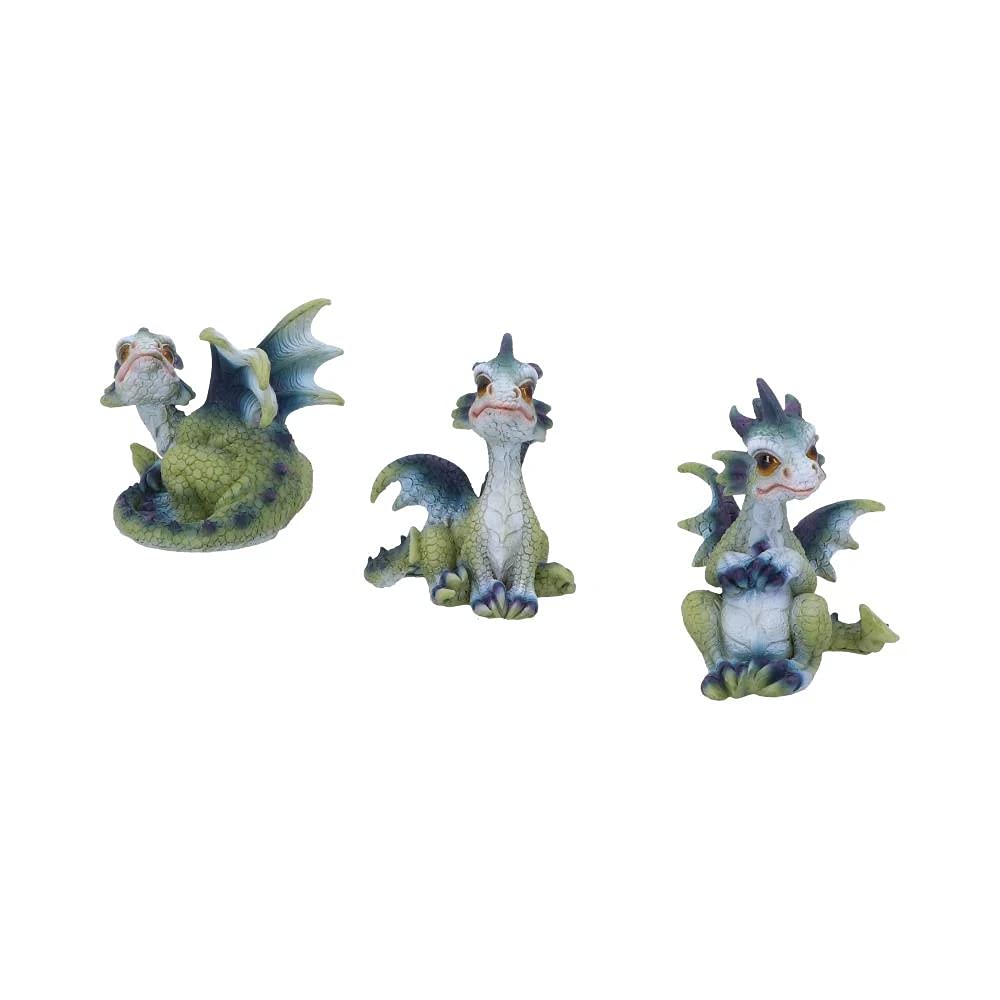 Triple Trouble Small Set of Three Dragon Infant Ornaments 8cm 1