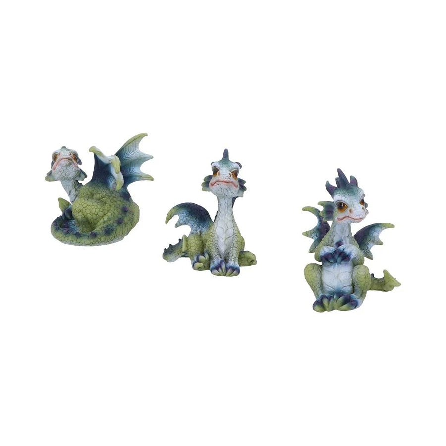 Triple Trouble Small Set of Three Dragon Infant Ornaments 8cm 1