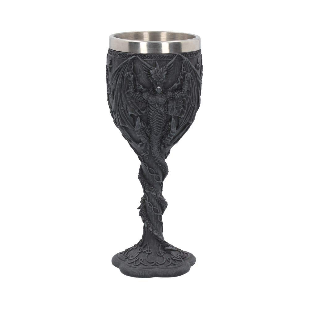 Final Offering Gothic Dragon Goblet 19cm