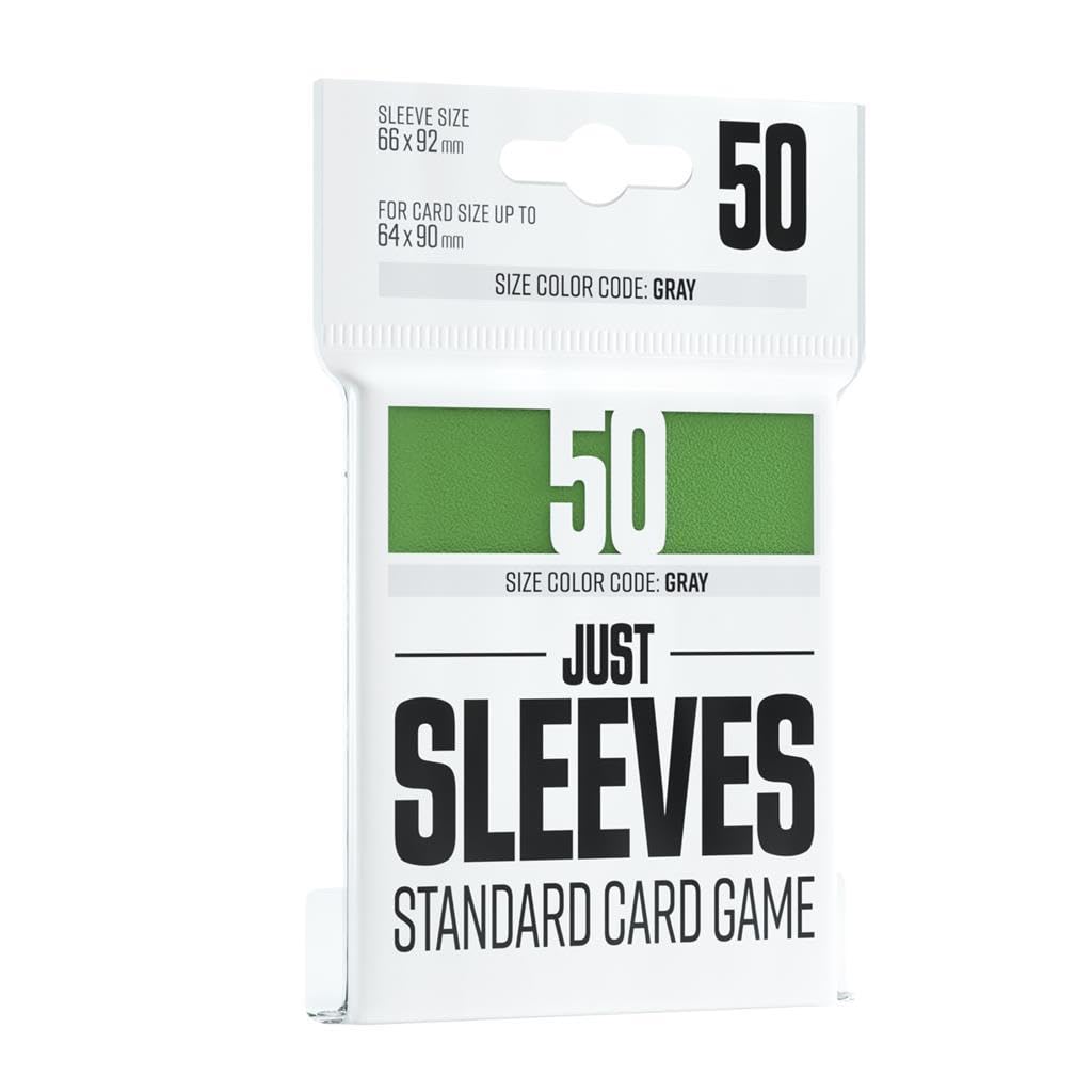 UNIT Gamegenic Just Sleeves Standard Card Game Green 50 ct Gaming Accessory 1