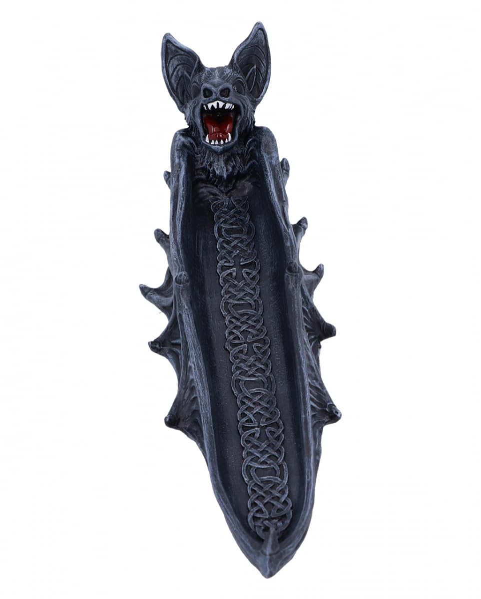 Night Wing Gothic Bat Incense Burner 29cm