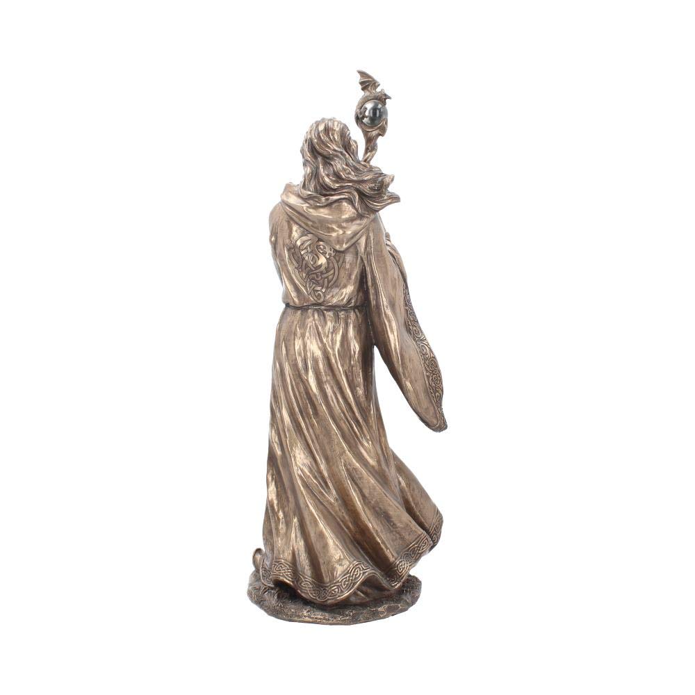 Bronzed Merlin Large Figurine 47cm Bronze