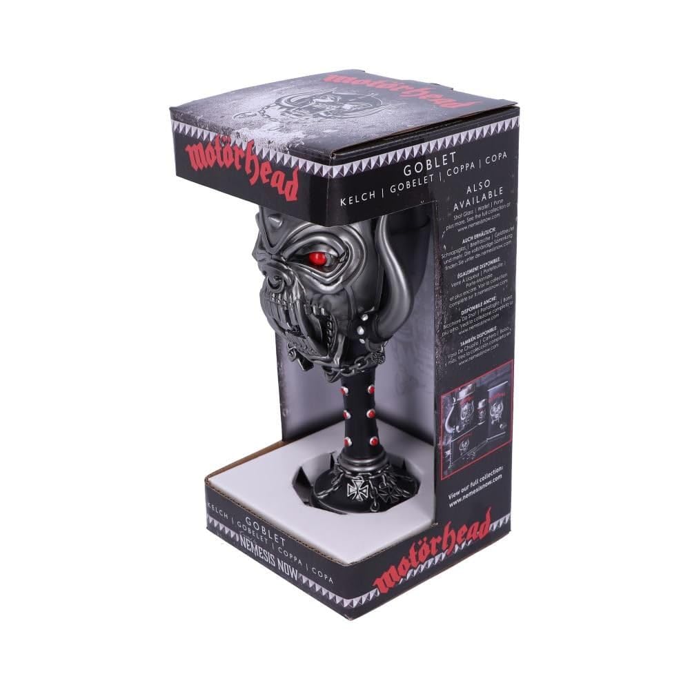 Motorhead Snaggletooth Warpig Goblet Glass 19.5cm Officially Licensed