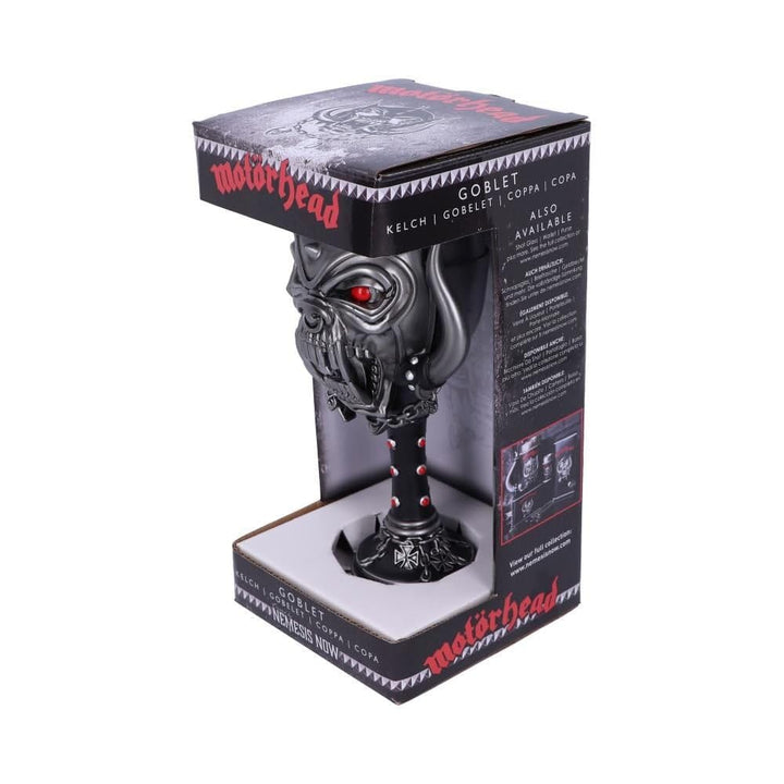 Motorhead Snaggletooth Warpig Goblet Glass 19.5cm Officially Licensed