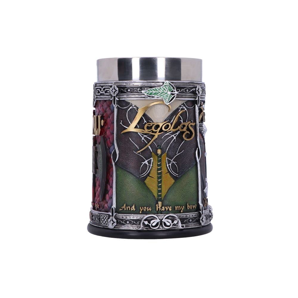 Lord of the Rings Fellowship Tankard 15.5cm Officially Licensed