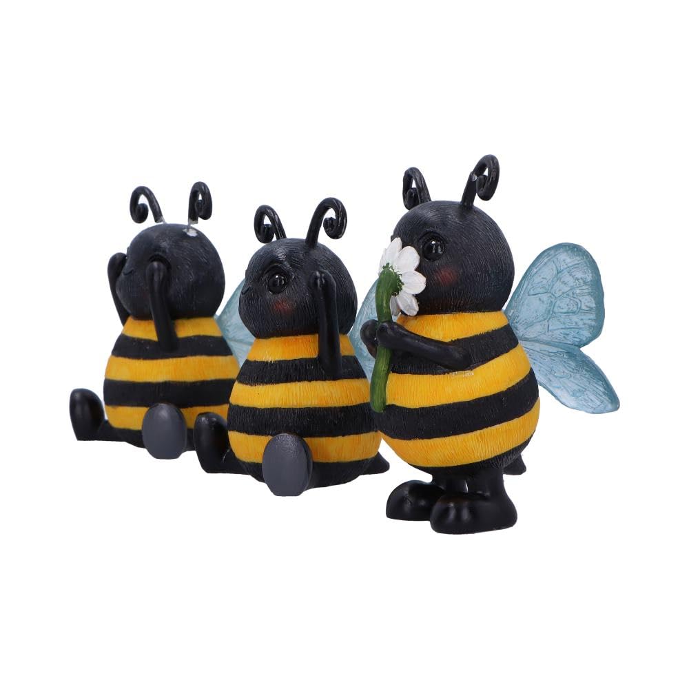 Three Wise Bees Figurines by Nemesis Now 9.5cm