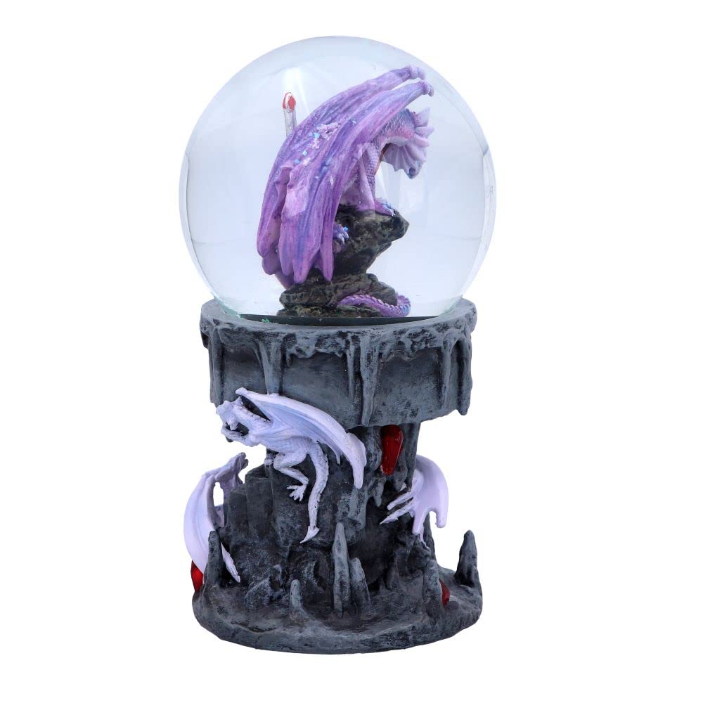 Anne Stokes Dragon Mage Snowglobe Shaker Snow Globe 5