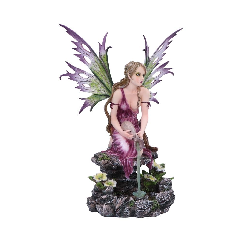 Whisper of the Water Fairy Figurine with Water Jug and Floral Base 44cm 4