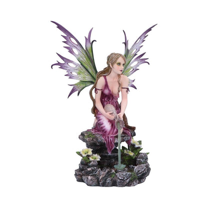 Whisper of the Water Fairy Figurine with Water Jug and Floral Base 44cm 4