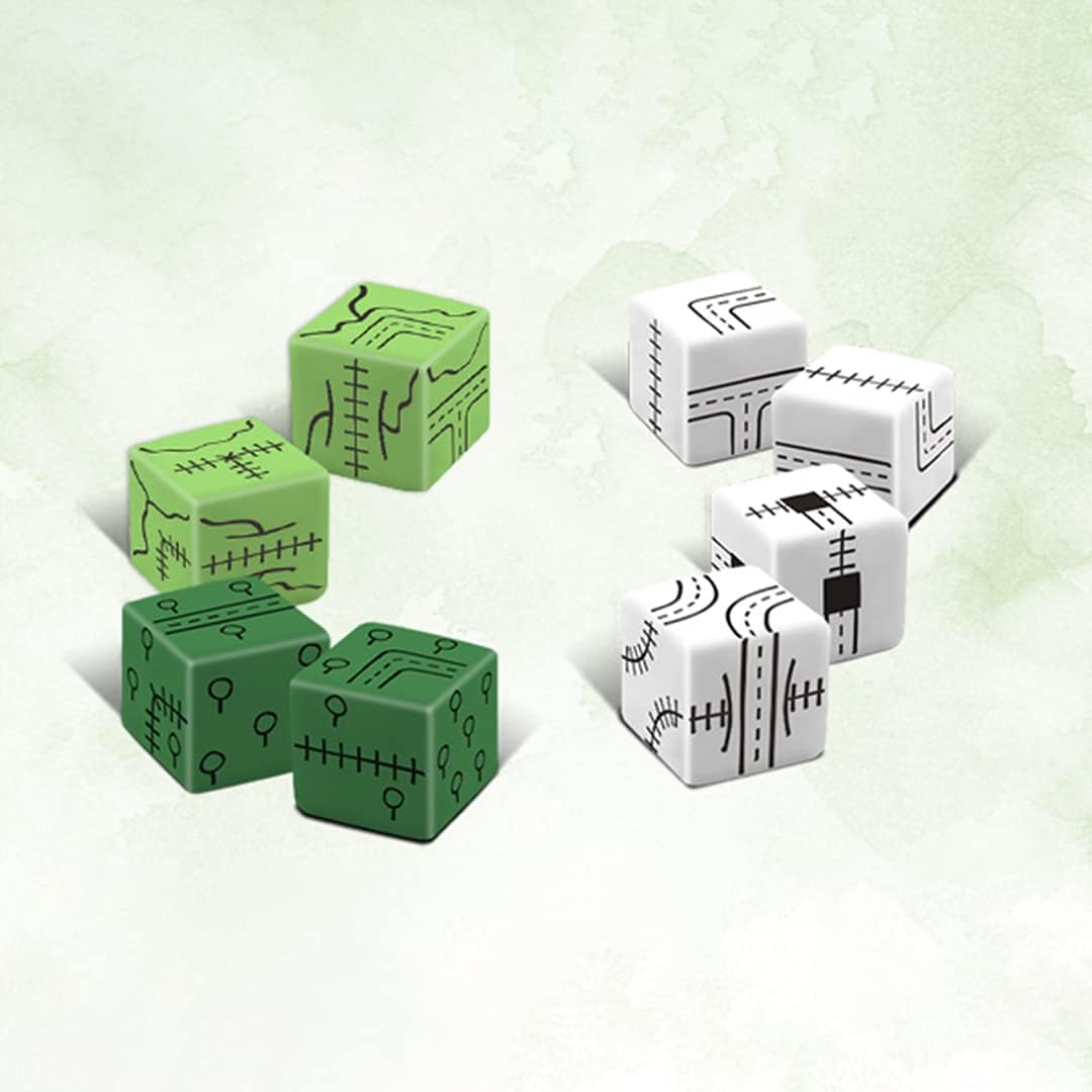 Railroad Ink Challenge Lush Green Edition Board Game